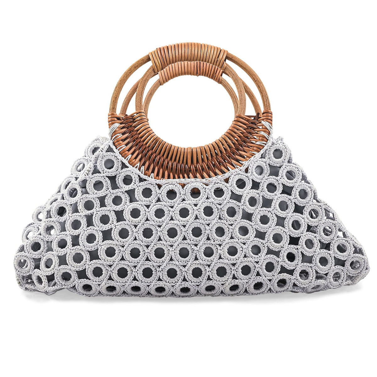La Marey Pink Crochet Bag
