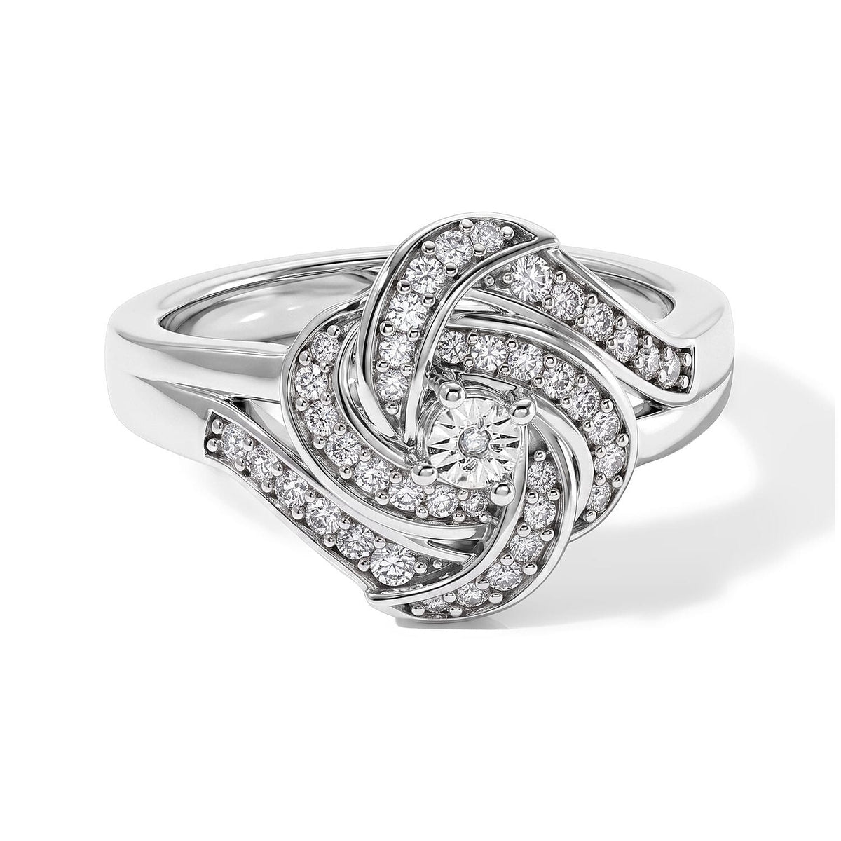 EverTrue Diamond 0.20 ctw Ring in Platinum Bond (Size 10.0)
