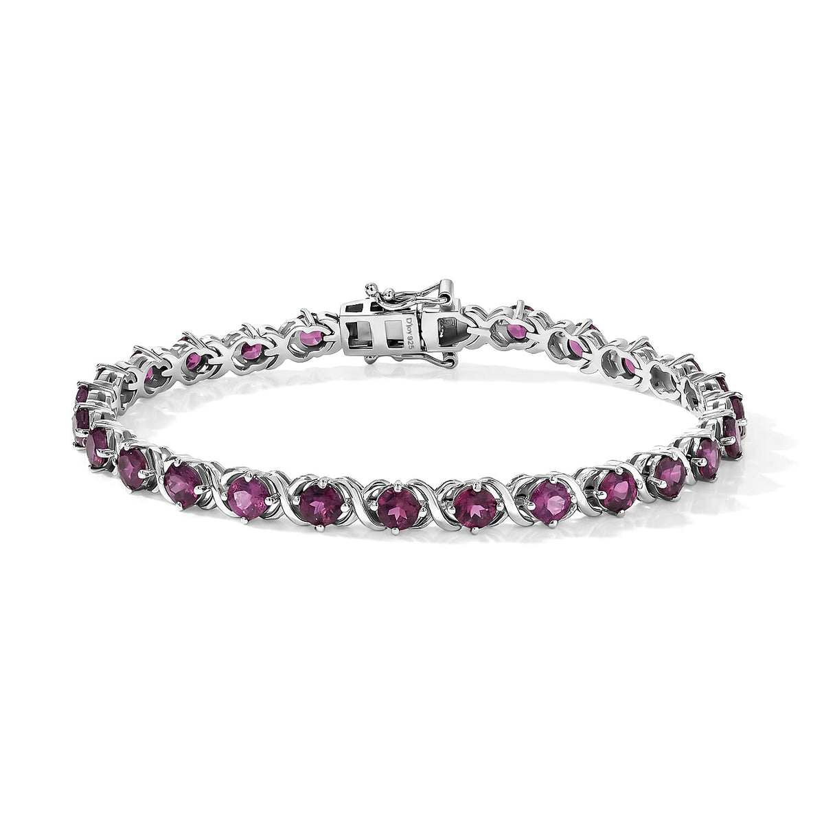 TLV D'Joy Premium Multi-Tourmaline XOXO Bracelet in 18K Vermeil YG Over Sterling Silver (7.25 In) 7.25 ctw,,,