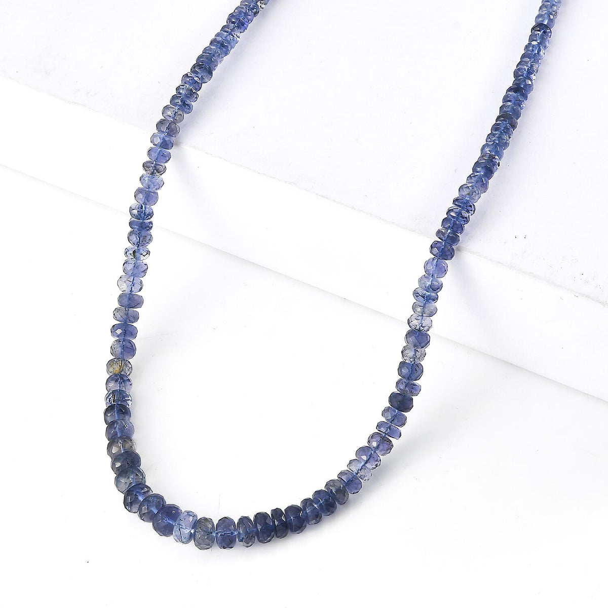 D''Joy Iolite  Necklace (18-20 Inches) in Rhodium OverSterling Silver 90.00 ctw.