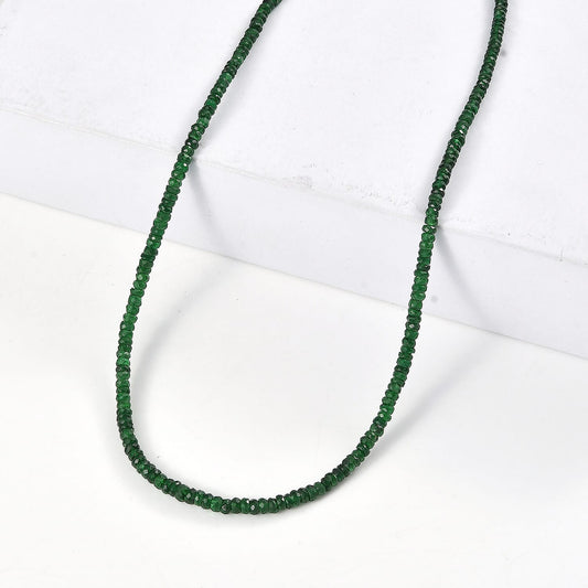 Rhapsody 950 Platinum  AAAA  Tsavorite Garnet  Necklace (Size - 18) ,  Platinum Wt. 1.3 g 56.26 ctw.