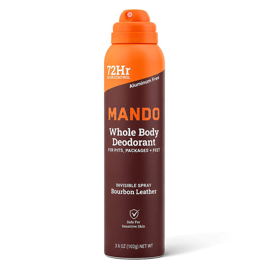 Lume Red Mens's Deodorant Spray - Bourbon Leather