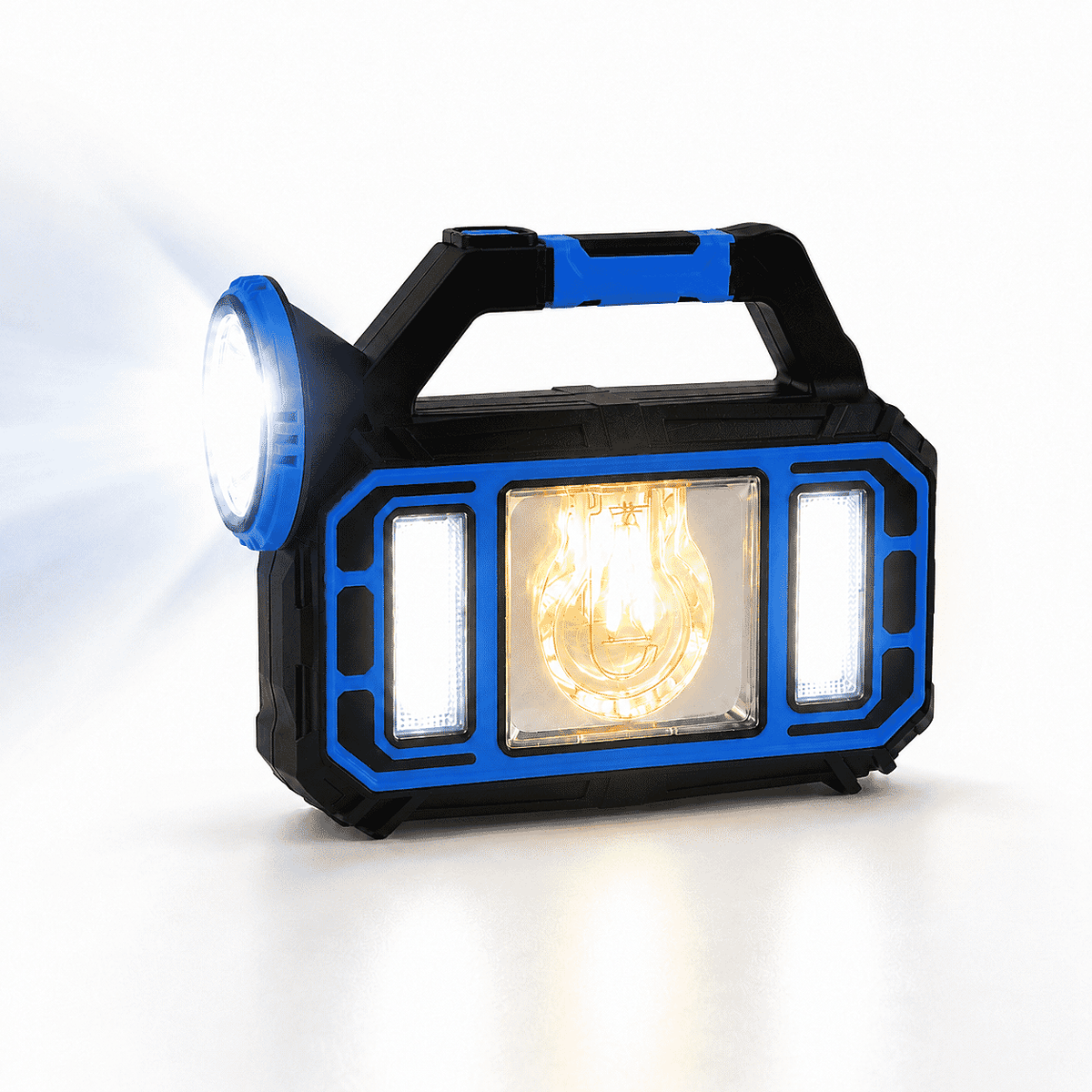 Livmore Yellow 18mAh Powered Solar Flashlight