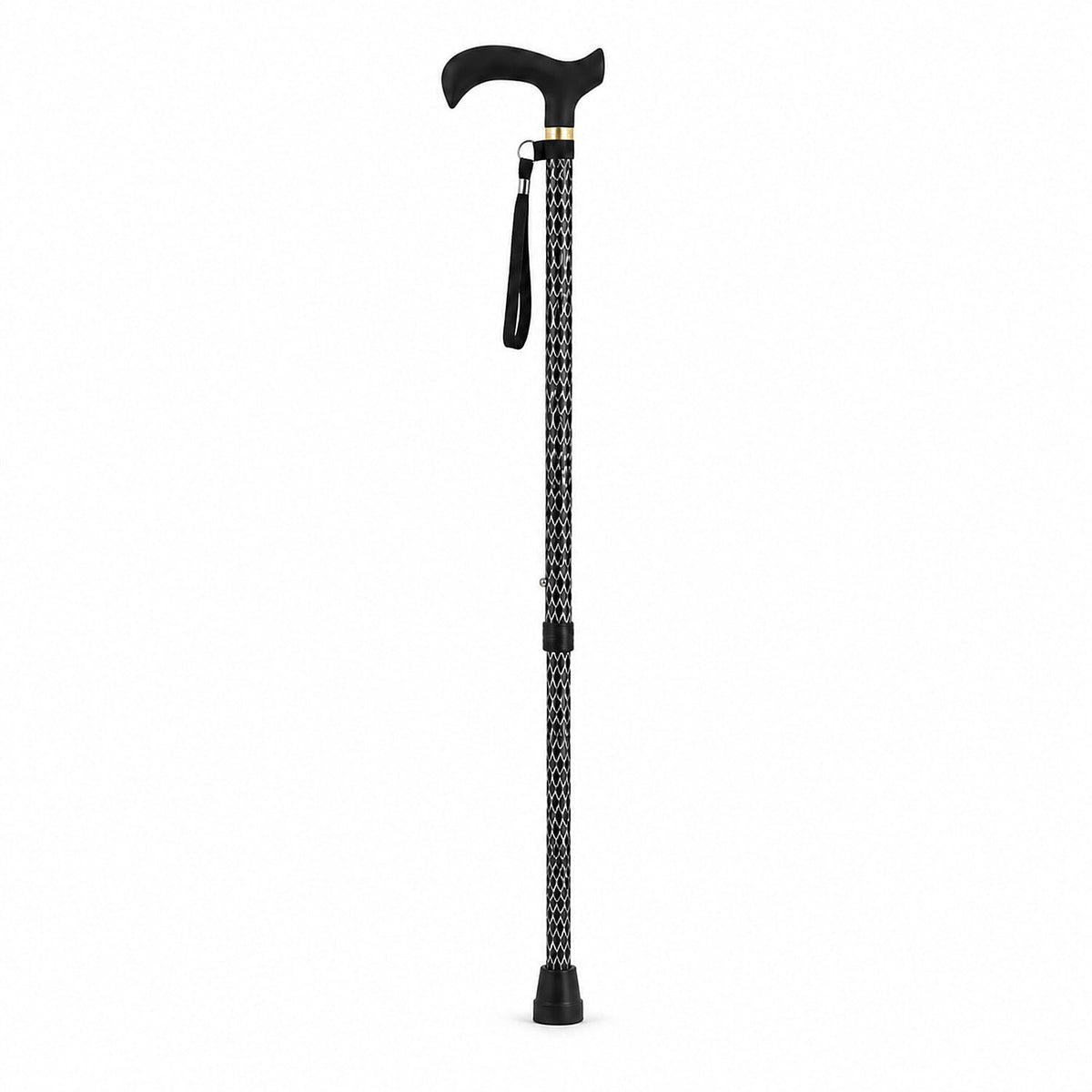 Livmore Black Adjustable Walking Cane