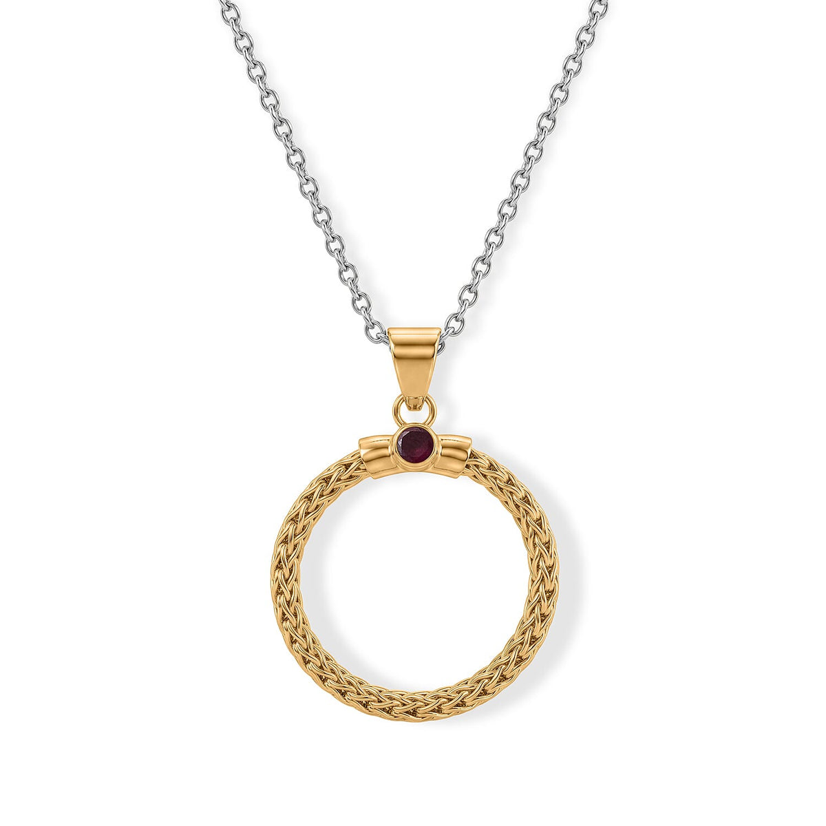 D''Joy Passport to Turkey Niassa Ruby (FF) Tulangnaga Pendant Without Chain in 22K Vermeil YG Over Sterling Silver 0.25 ctw