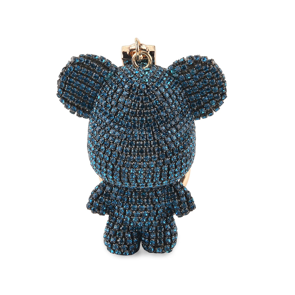 Black Bear Crystal Keyring