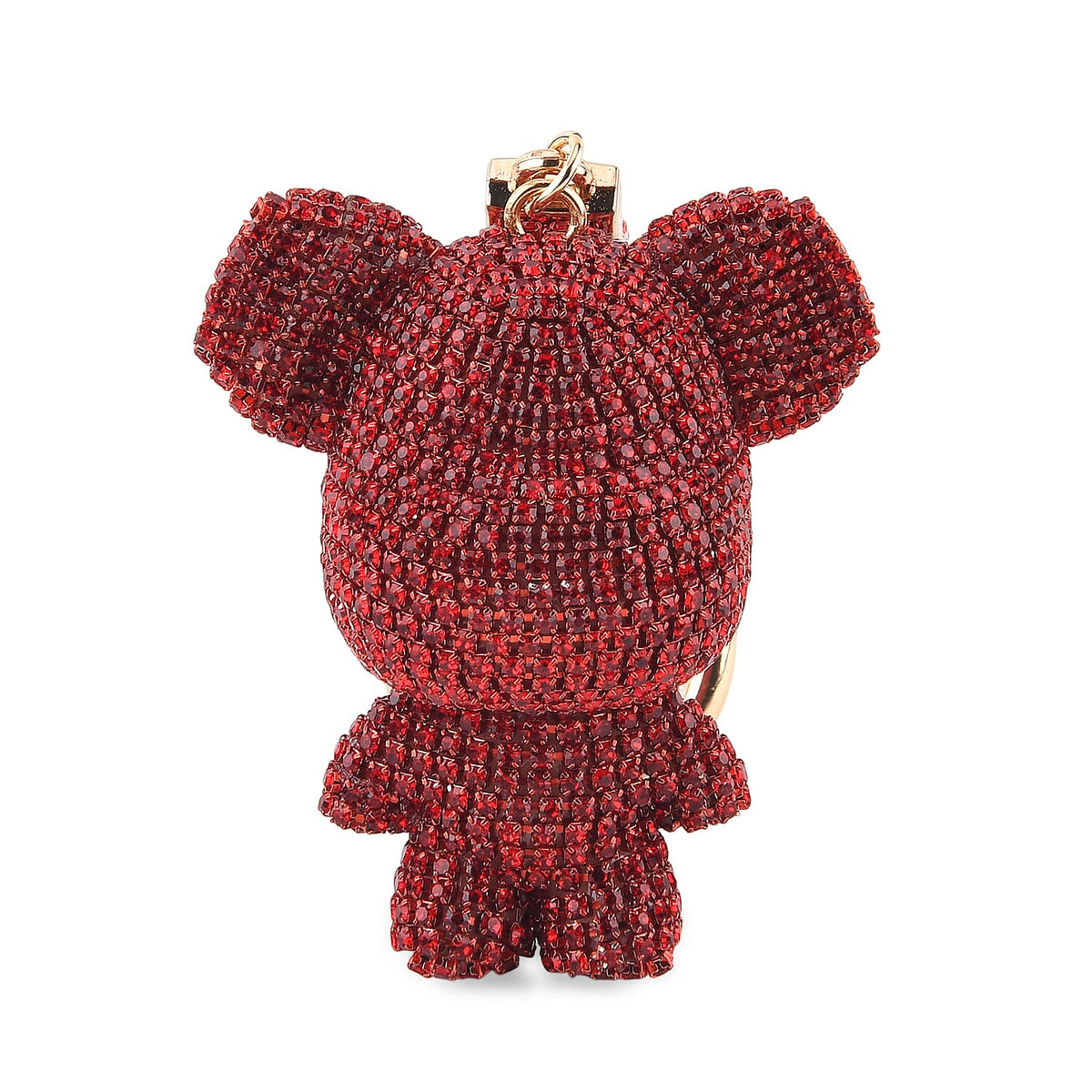 Black Bear Crystal Keyring