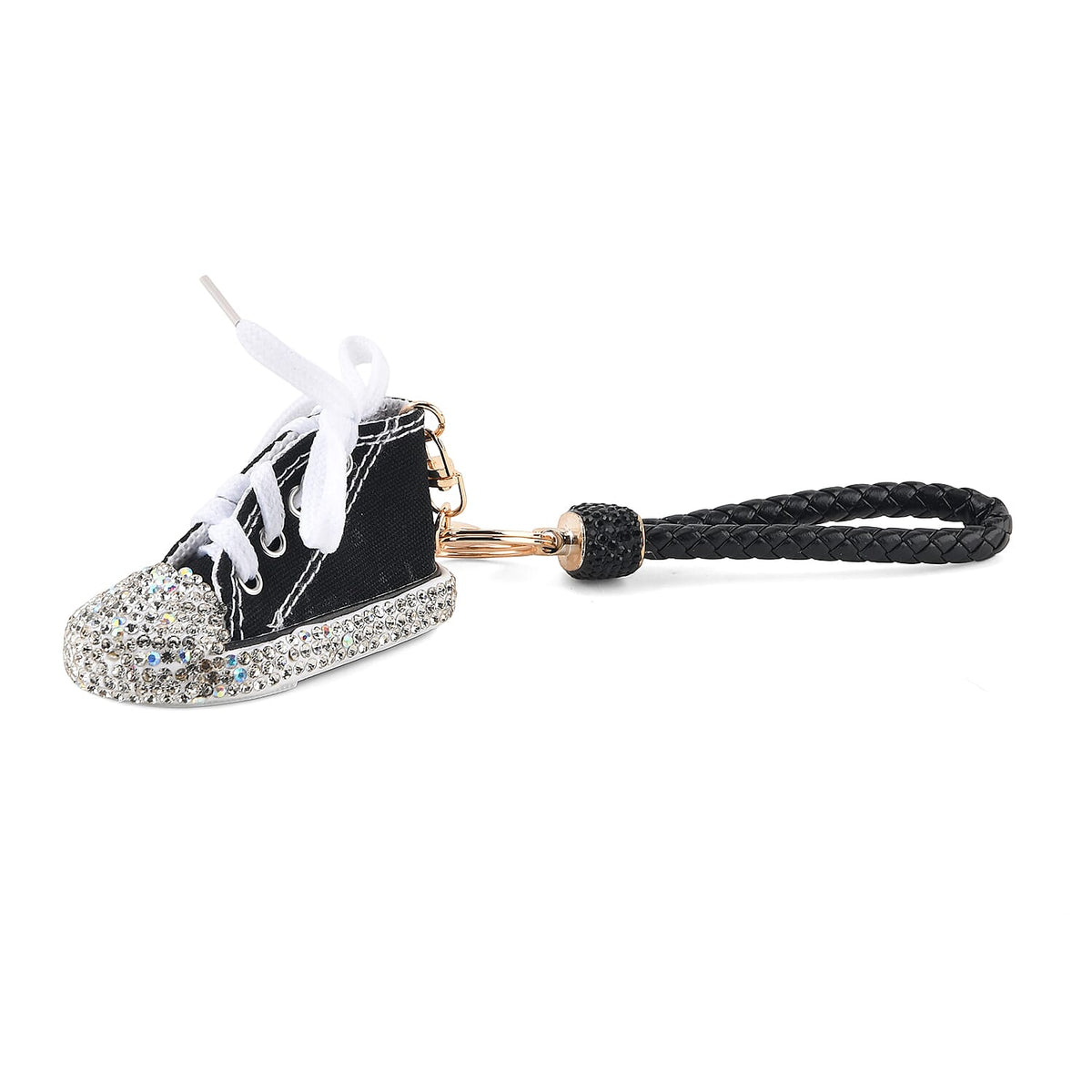 Pink Mini Shoe Crystal Keyring