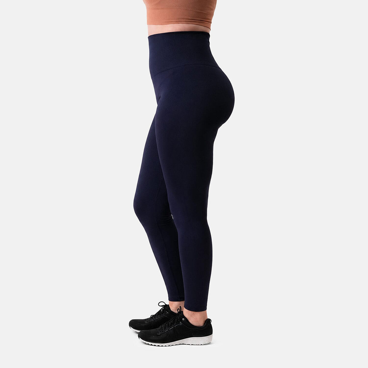 Breezies Clay/Brick Set of 2 Seamless Legging-L