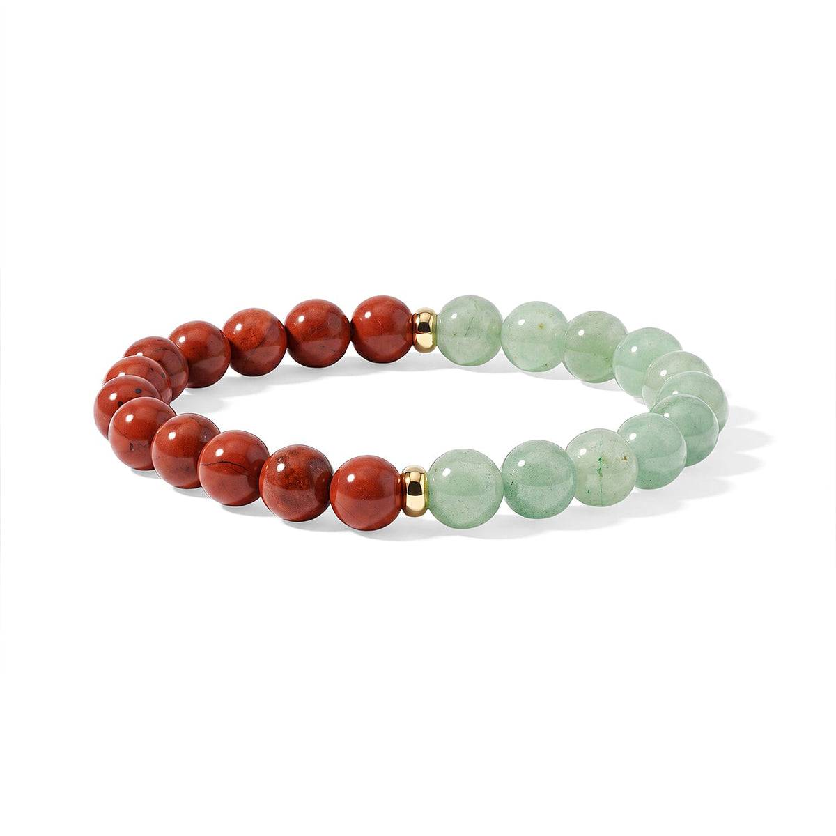 Amethyst and Brazilian Citrine 84.00 ctw Beaded Stretch Bracelet in Goldtone (7.5-8In)