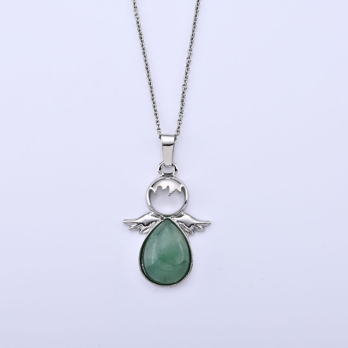 African Amethyst Pendant in Silvertone with Stainless Steel Necklace (20 Inches) 15.00 ctw 8666481