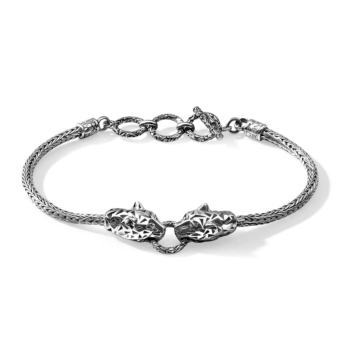 D'Joy Bali Legacy Dragon Bracelet in Sterling Silver (8.00 In) 12.80 Grams