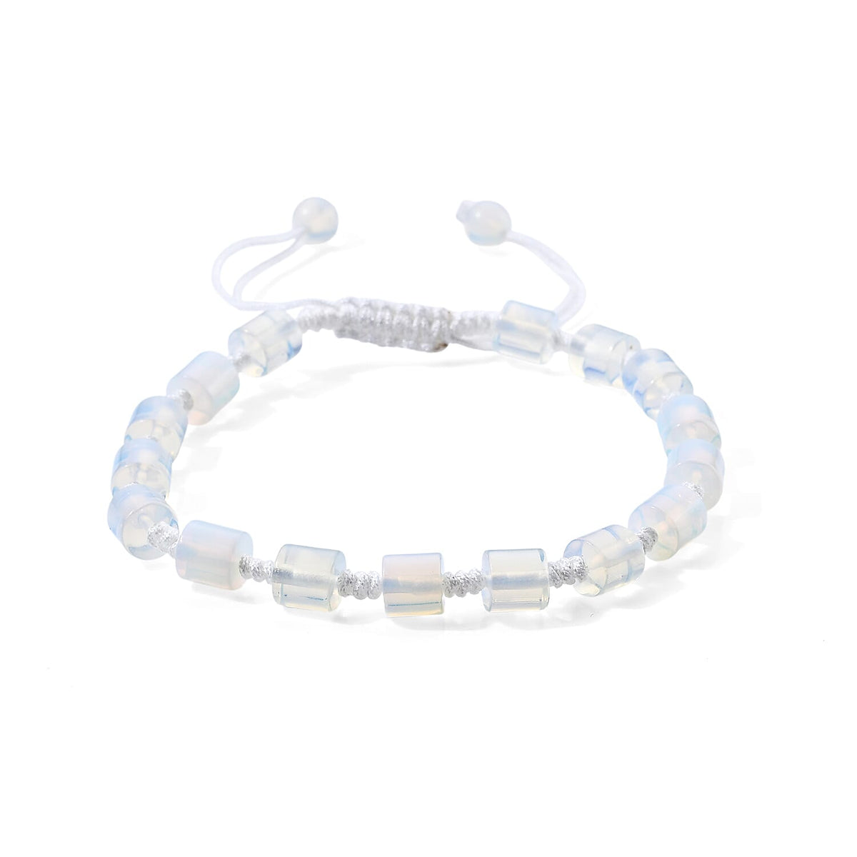 Gold Sandstone 30.00 ctw Cord Beaded Bareel Bracelet (6-9In)