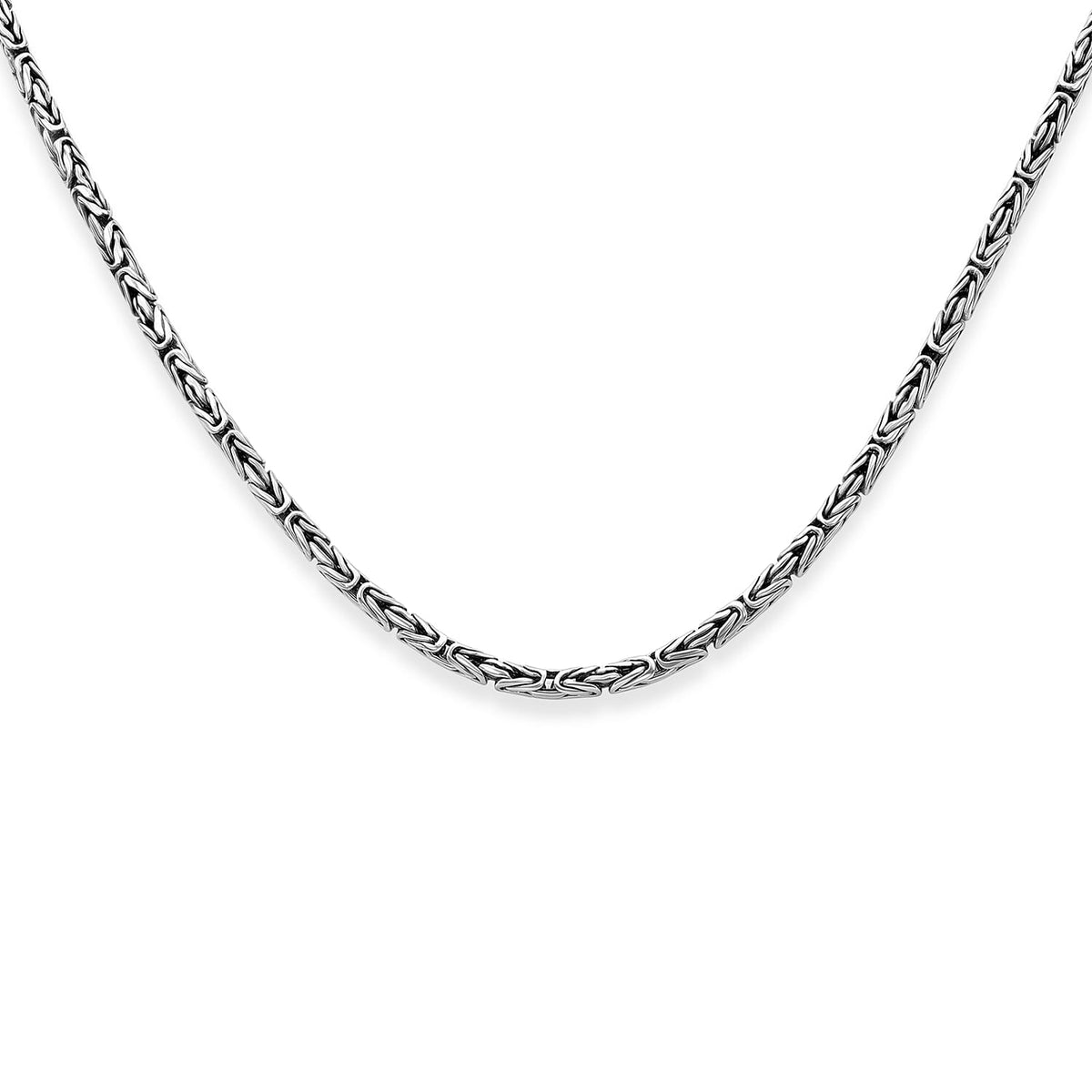 D'Joy Bali Legacy Sterling Silver Tulang Naga Chain Necklace (36 Inches) (21 g) 8670907