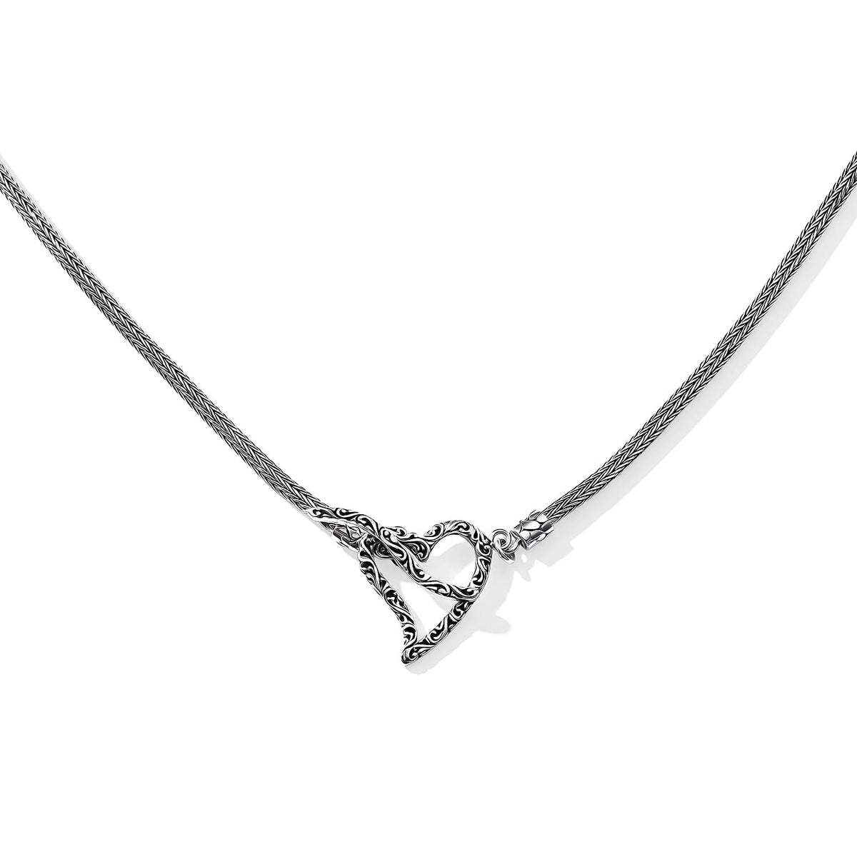 D''Joy Bali Legacy Tulang Naga Oval Chain Necklace in Sterling Silver (20 Inches) 17.90 Grams