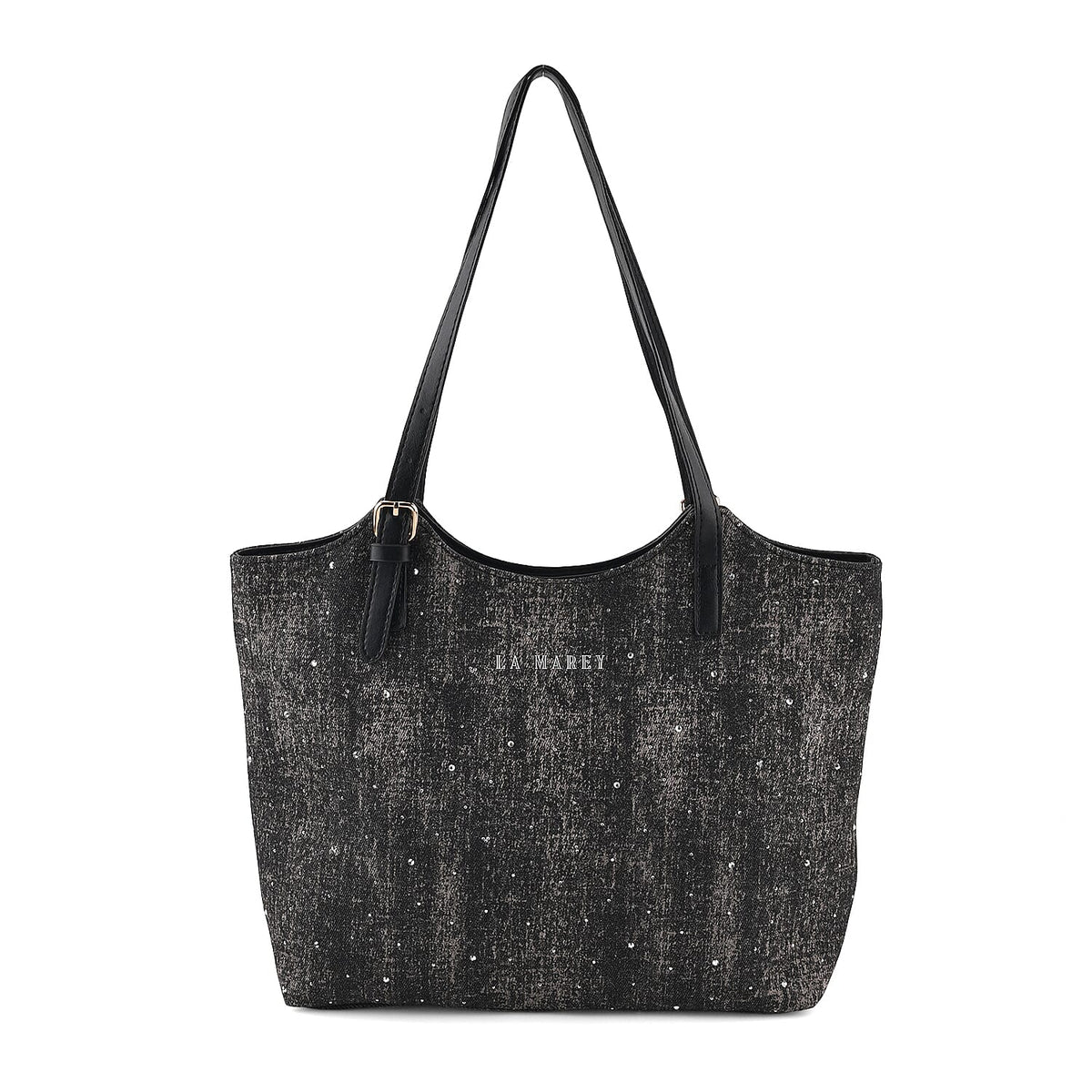 La Marey Light Blue Denim Tote Bag