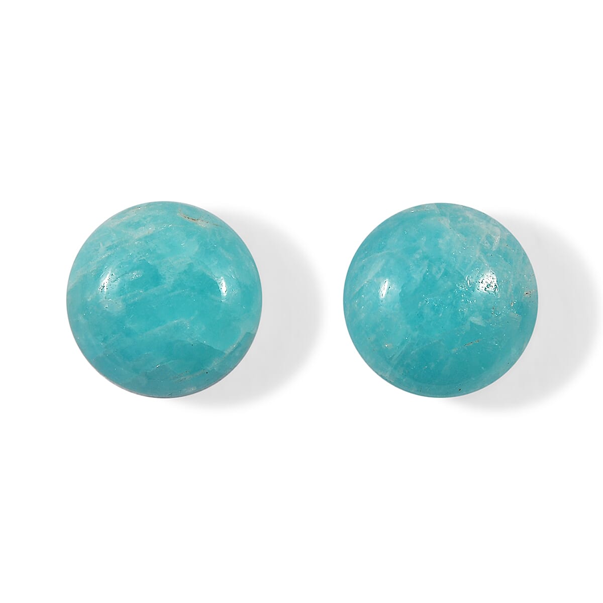 Amazonite Set of 2 (Rnd 5 mm) 0.45 ctw