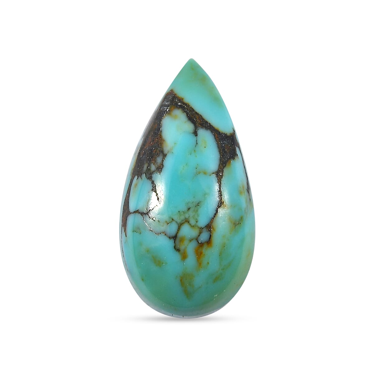 Blue Moon Turquoise (Pear 10x5 mm) 0.88 ctw