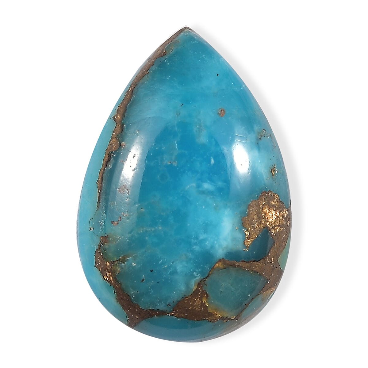 Blue Turquoise (Pear 9x6 mm) 1.05 ctw