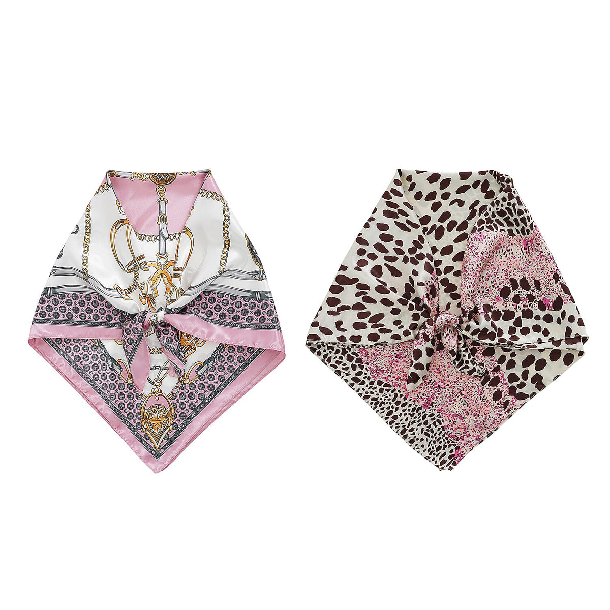 Multi Color Set of 3pcs Scarf with 1 Peal Gift Box
