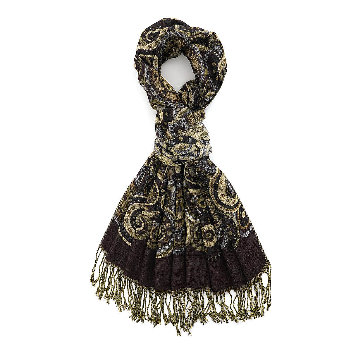 La Marey Pink Set of 3 Jacquard Scarf