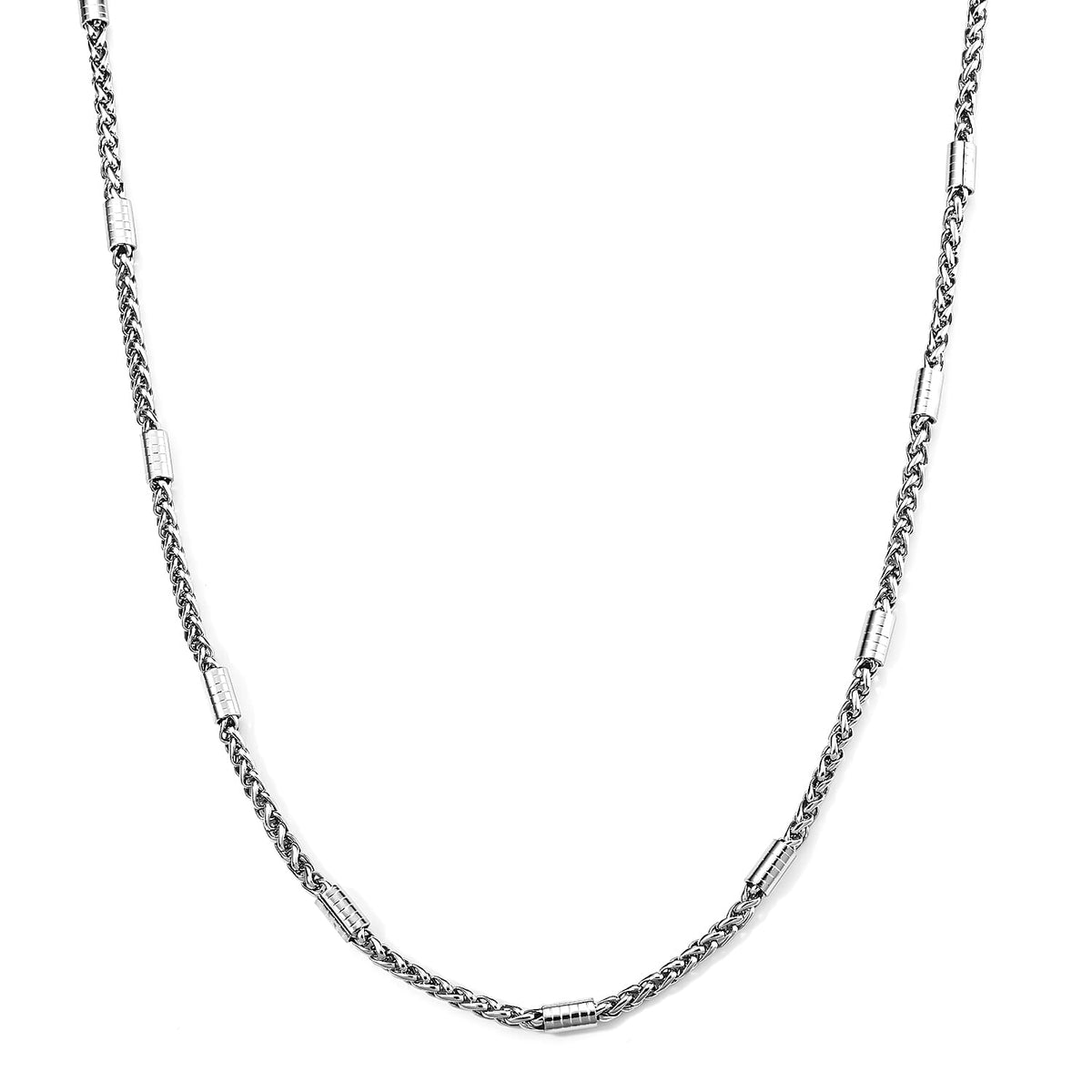 (23.5 Inches) Stainless Steel Necklace
