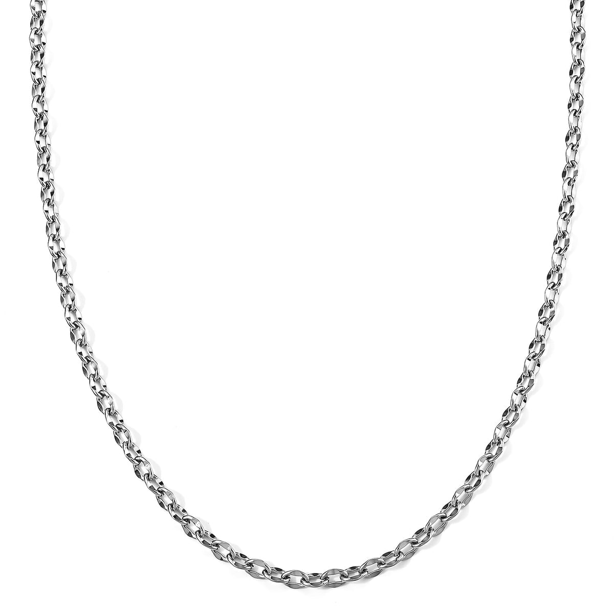 Stainless Steel Necklace in (23.5 Inches)