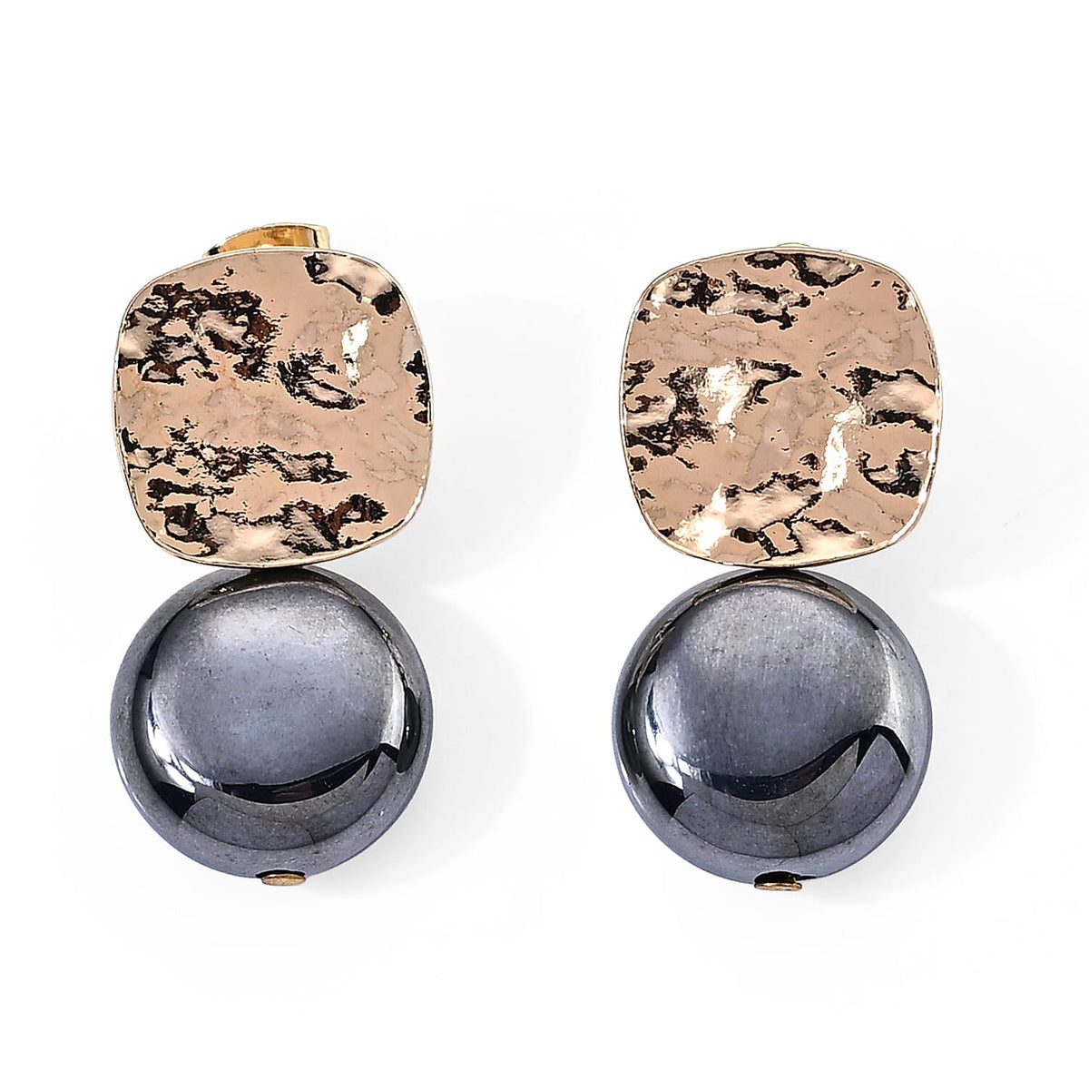 Terahertz 30.00 ctw Earrings in Goldtone
