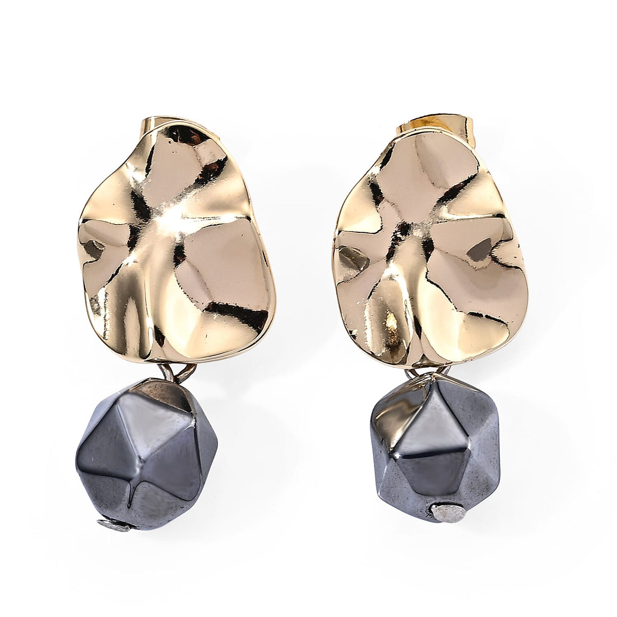 Terahertz 23.00 ctw Earrings in Goldtone