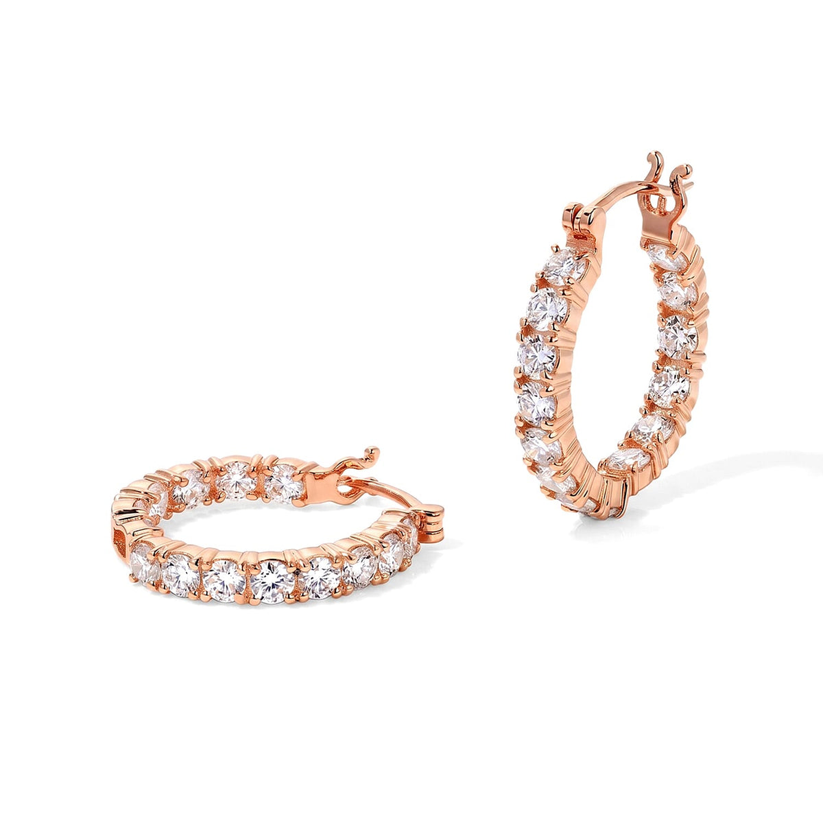 EverTrue Moissanite Earrings in Platinum Bond 2.85 ctw