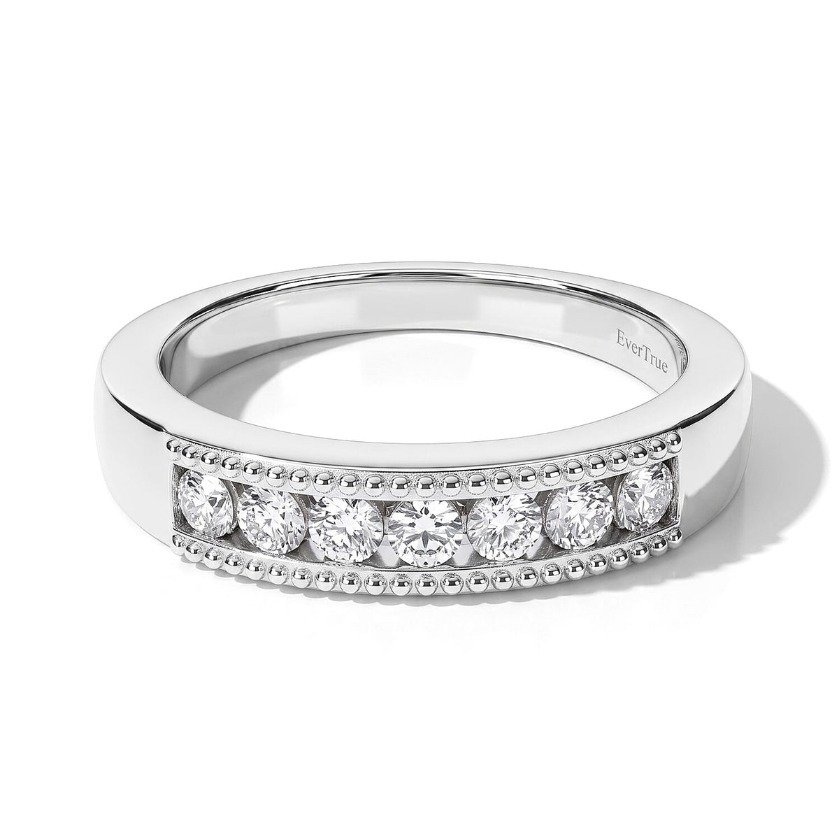 EverTrue Lab Grown Diamond I3 0.40 ctw Band Ring in Platinum Bond (Size 10.0)