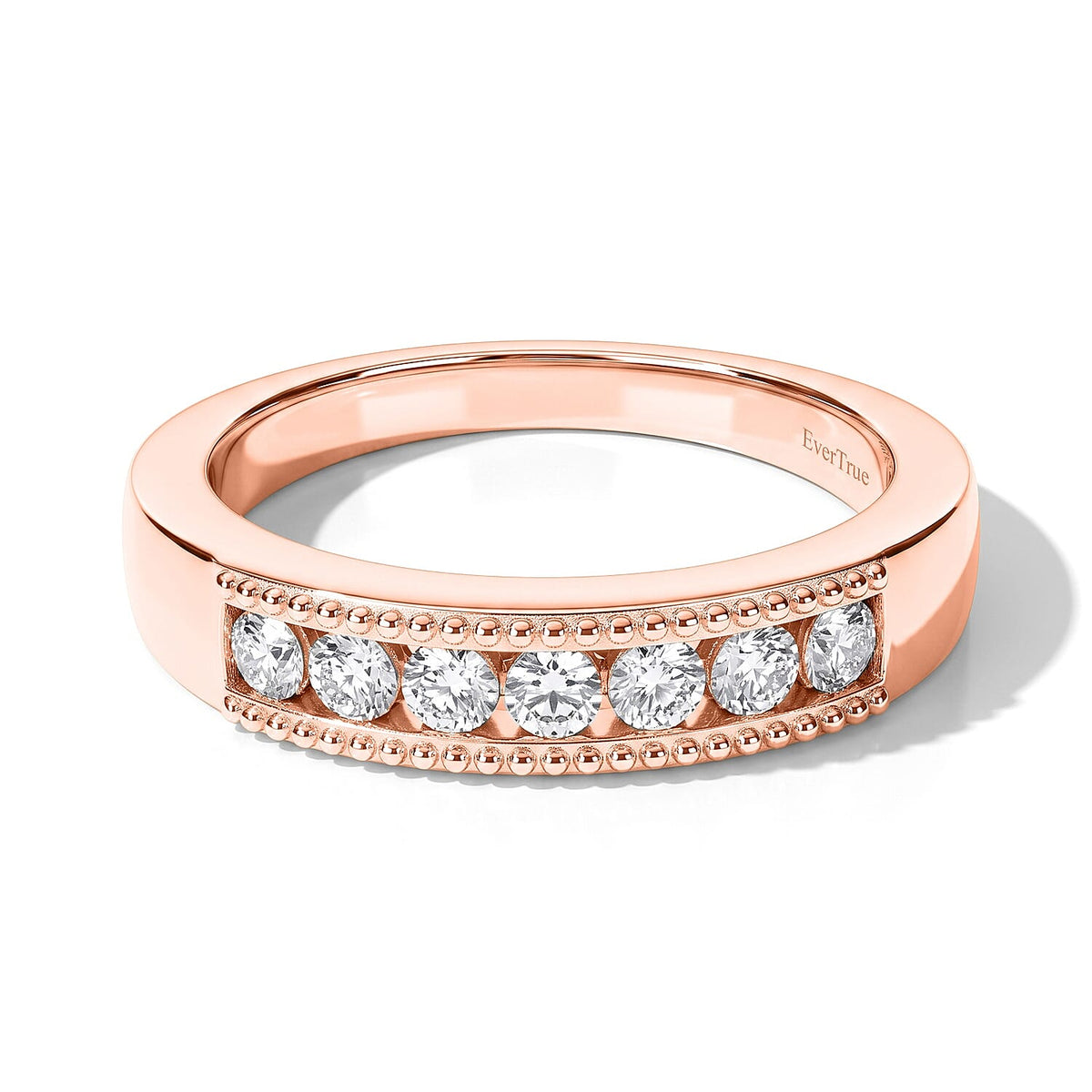 EverTrue Lab Grown Diamond I3 0.40 ctw Band Ring in Platinum Bond (Size 10.0)