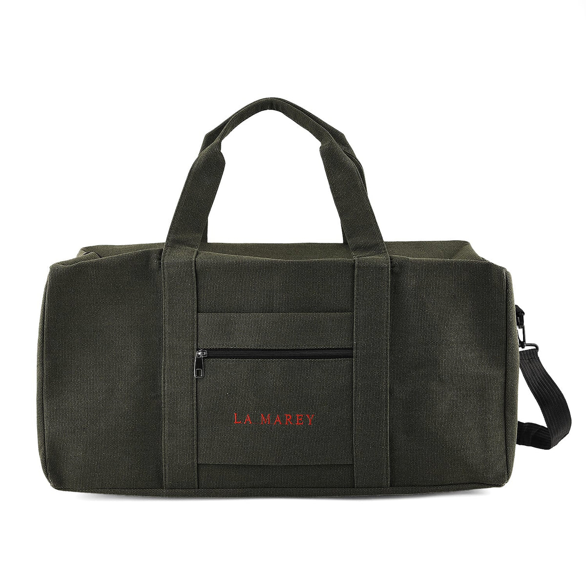 La Marey Black Travel Bag with Shoulder Strap