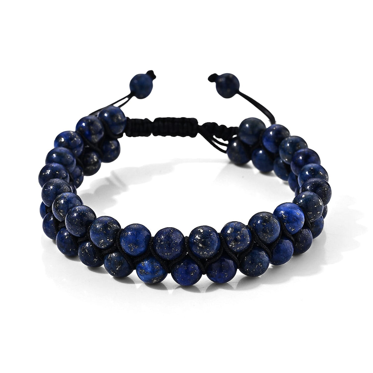 African Amethyst 100.00 ctw Beaded Stretch Bracelet (6.5-9.0In)
