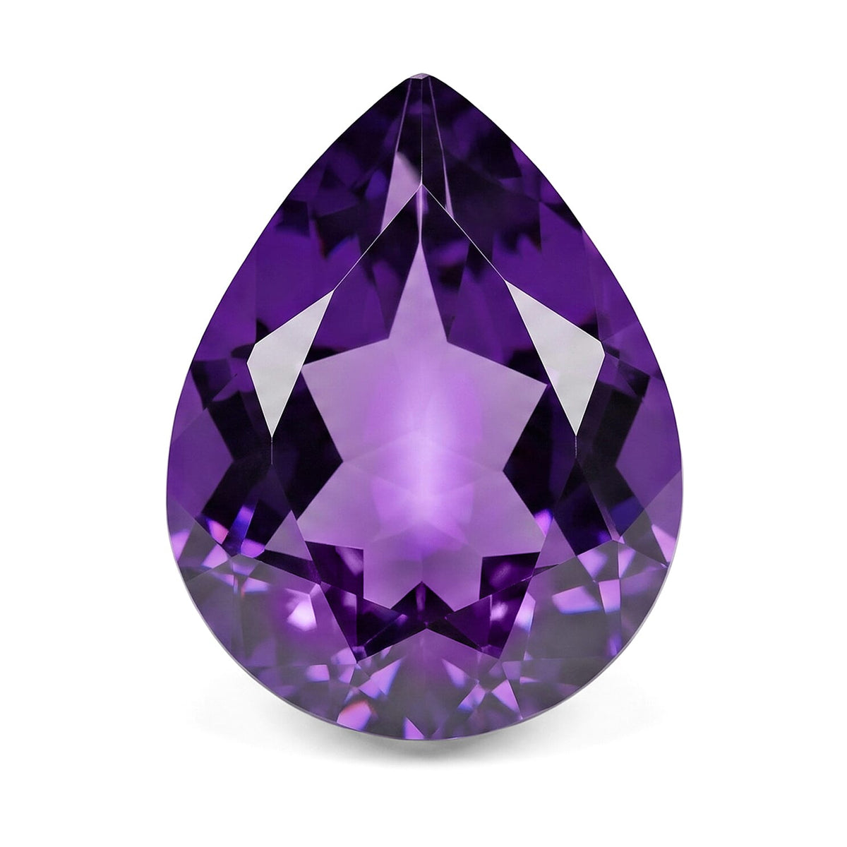 African Amethyst (Pear 9x7 mm) 1.10 ctw