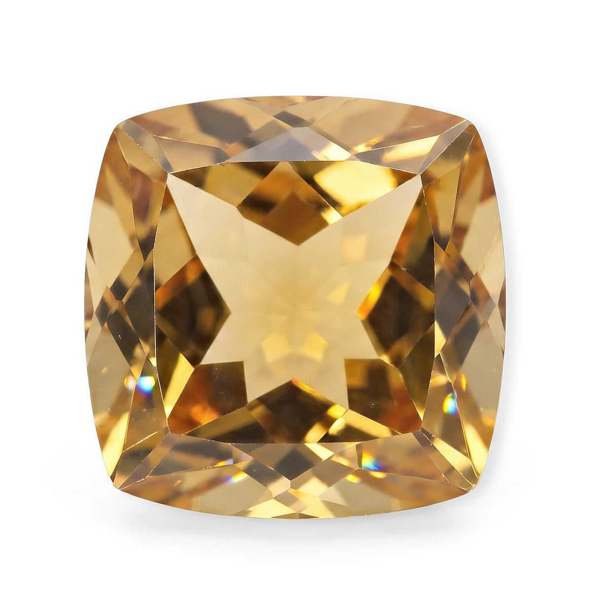 Brazilian Citrine (Cush 10x10 mm) 4.37 ctw