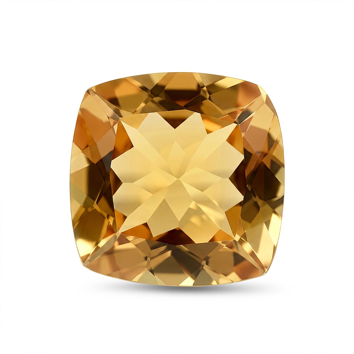 AAA Brazilian Citrine (Cush 12x12 mm) 5.92 ctw