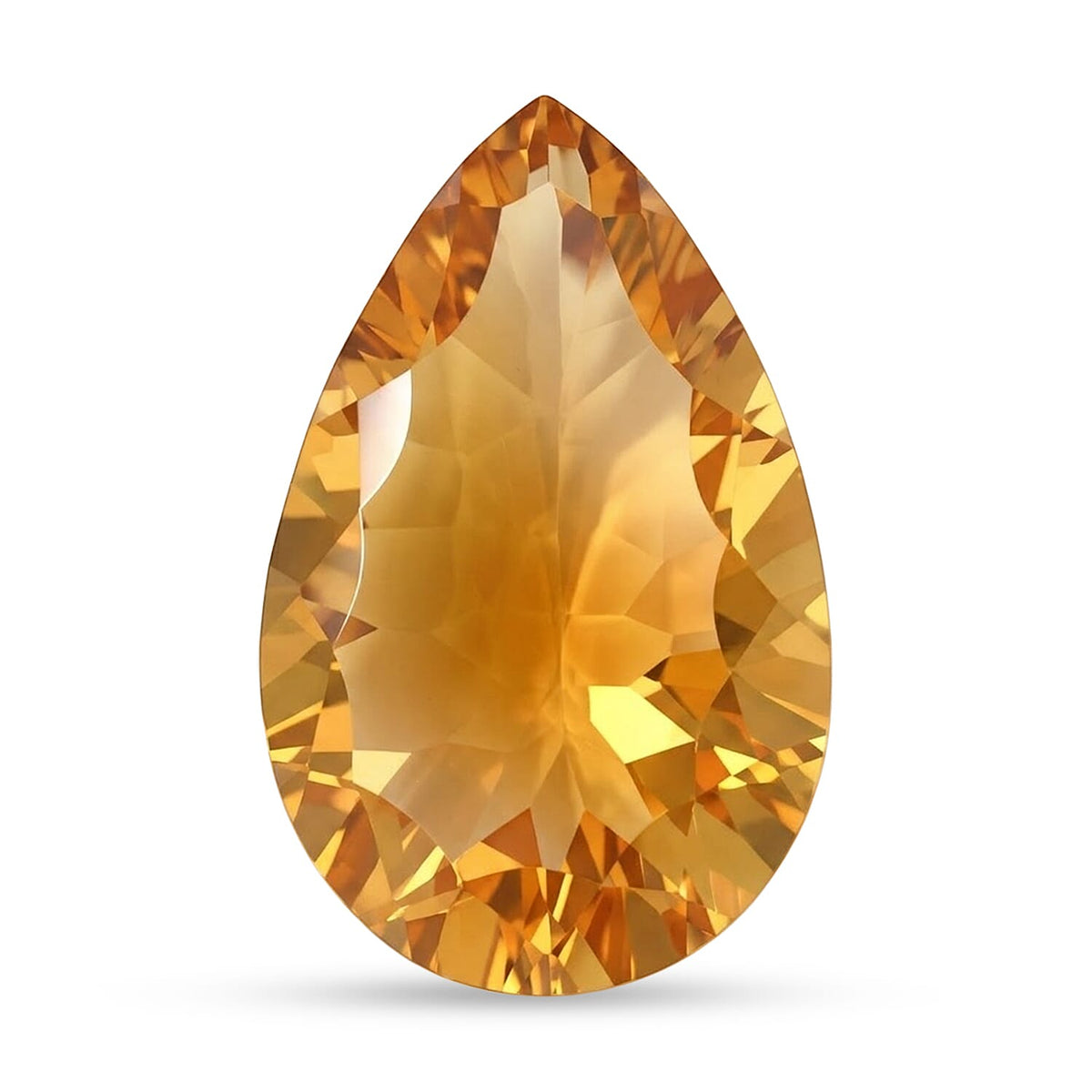 AA Brazilian Citrine (Pear 16x10 mm) 4.18 ctw