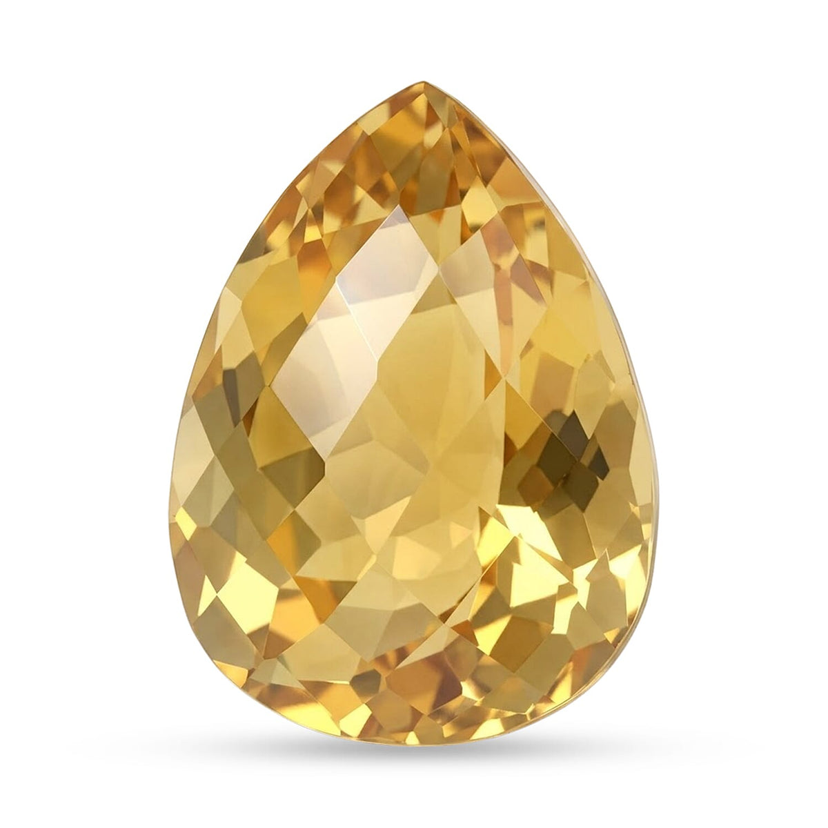 Brazilian Citrine (Pear 19x14 mm) 12.57 ctw