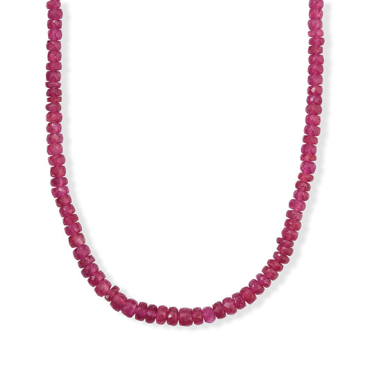 D'Joy Niassa Ruby  Necklace (Size - 18) in 18K YG VermeilSterling Silver 73.00 ctw  8688820