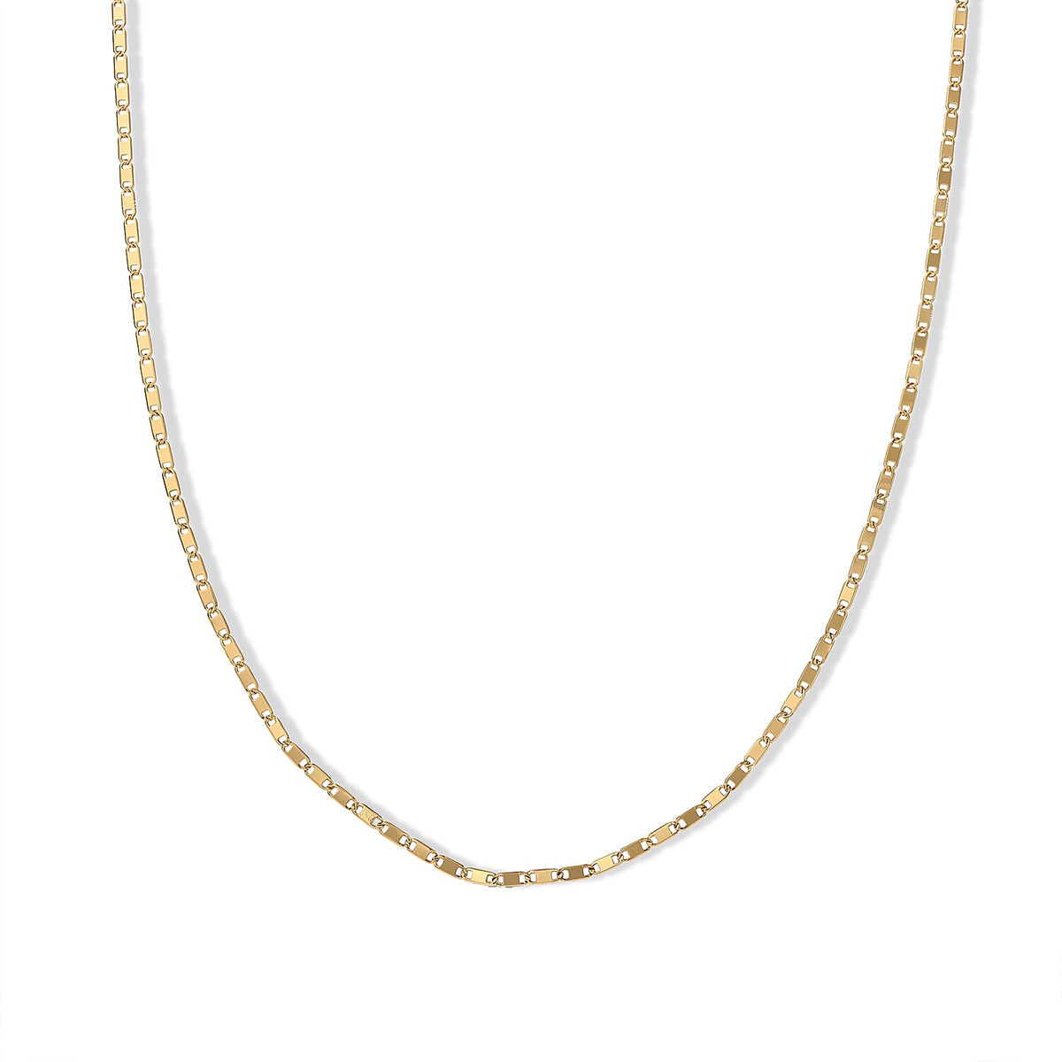 Cross Necklace (20-22 Inches) in ION Plated YG Stainless Steel