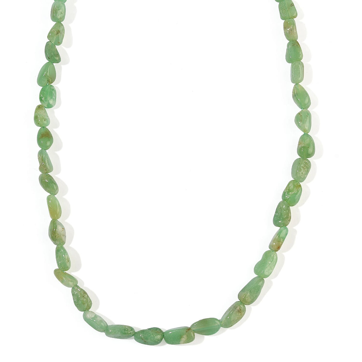 Chrysoprase Chips Necklace (16 Inches) 97.85 ctw