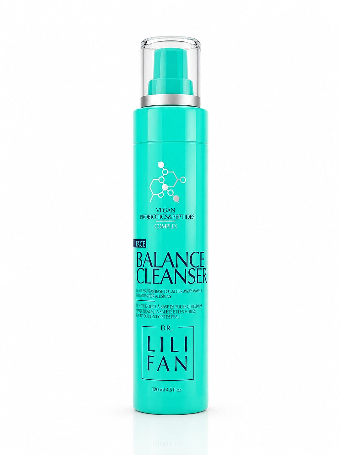Dr. Lili Fan Vegan Probiotics & Peptides Balance Cleanser (4oz) Made in US