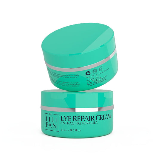 Dr. Lili Fan Vegan Probiotics & Peptides Eye Repair Cream (0.5oz) Made in US