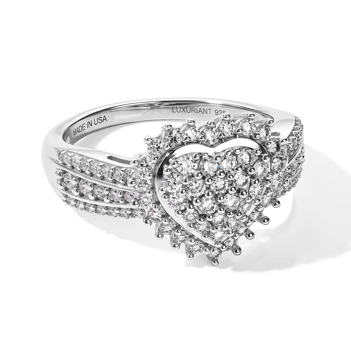 Luxuriant Lab Grown Diamond (G-H, SI) Cluster Ring in 18K Vermeil YG Over Sterling Silver (Size 10.5) 0.90 ctw