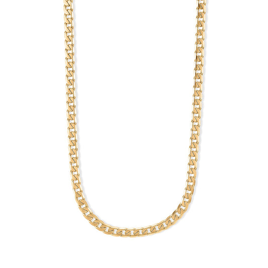 14K Yellow Gold Cuban Chain Necklace (18 Inches) (10 g)