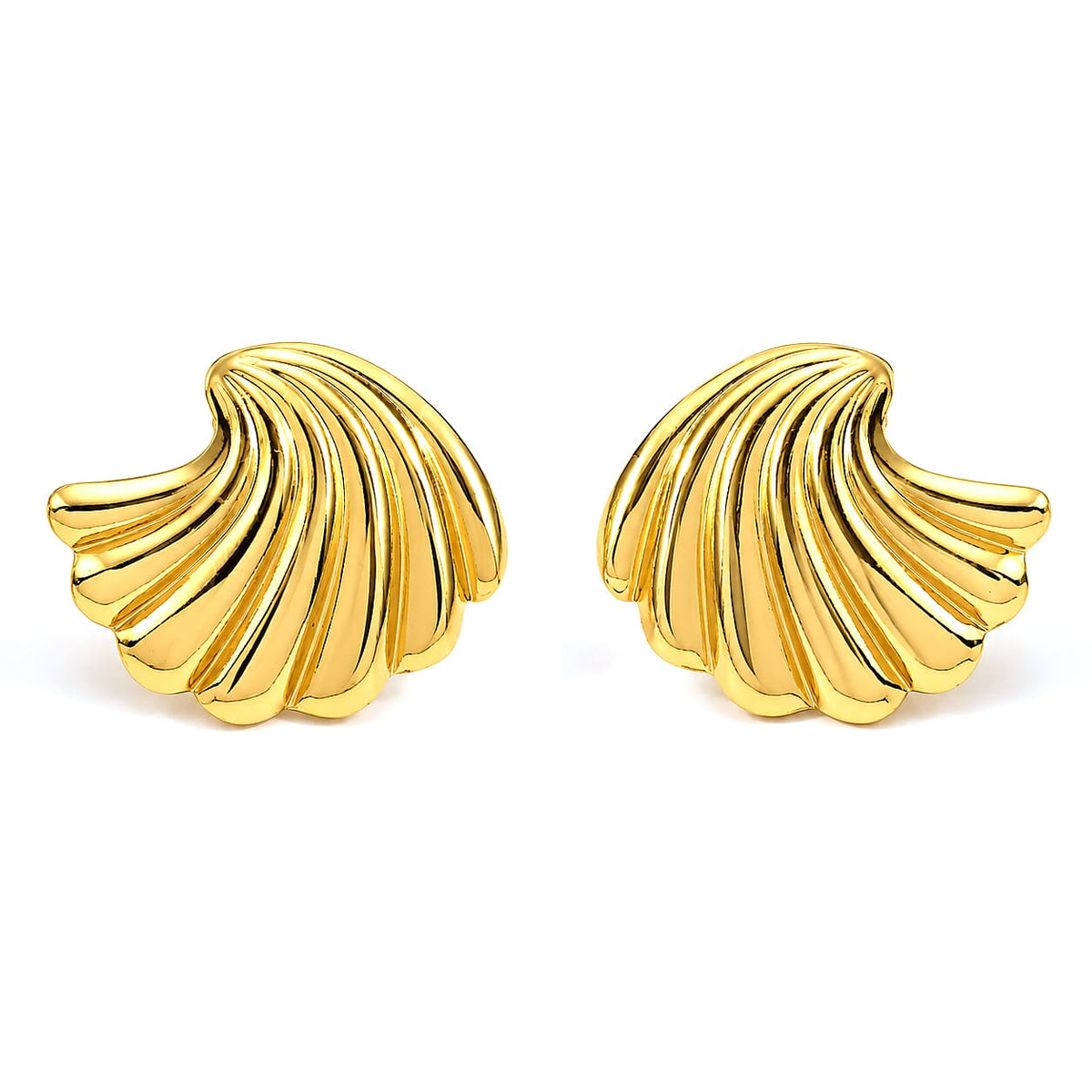 Stainless Steel Earrings in ION Plated YG