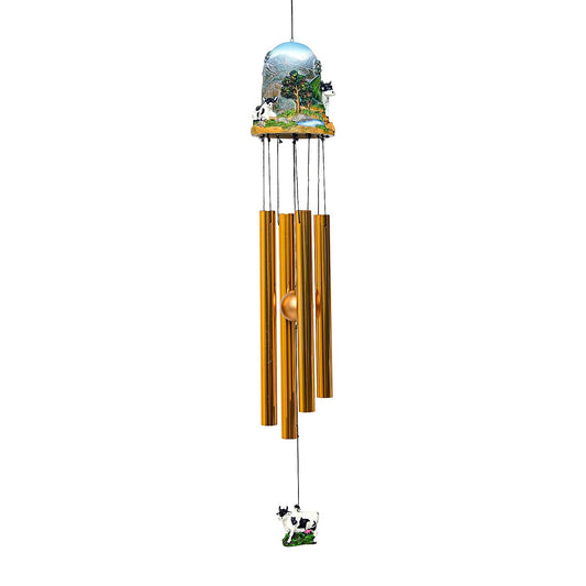 Closeout Bell Top Resin Chime - Cow..