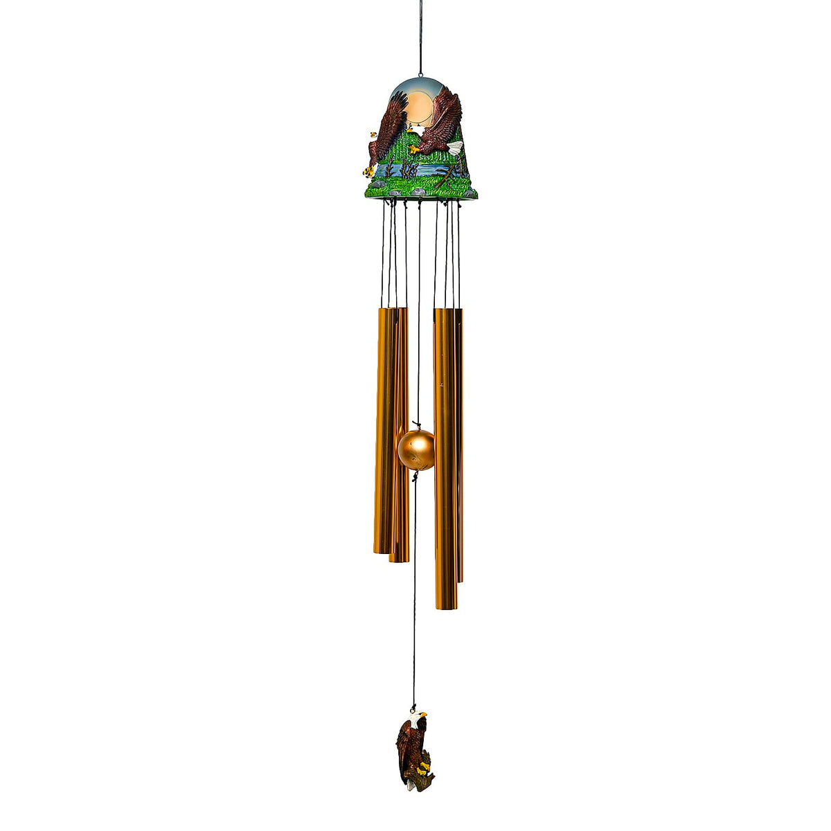 Closeout Bell Top Resin Chime - Cow..