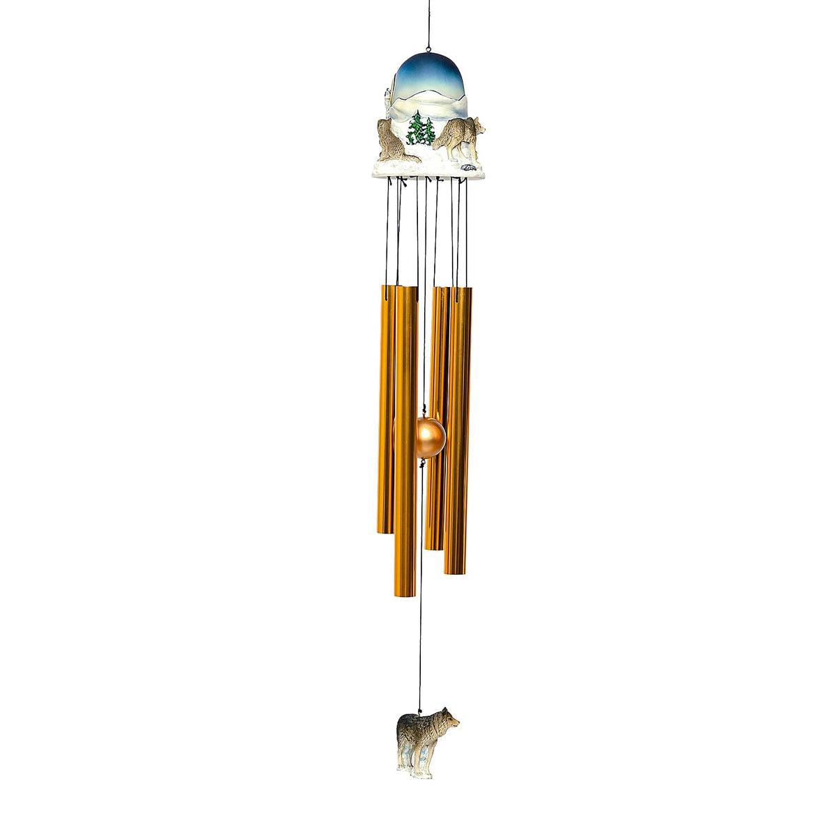 Closeout Bell Top Resin Chime - Cow..
